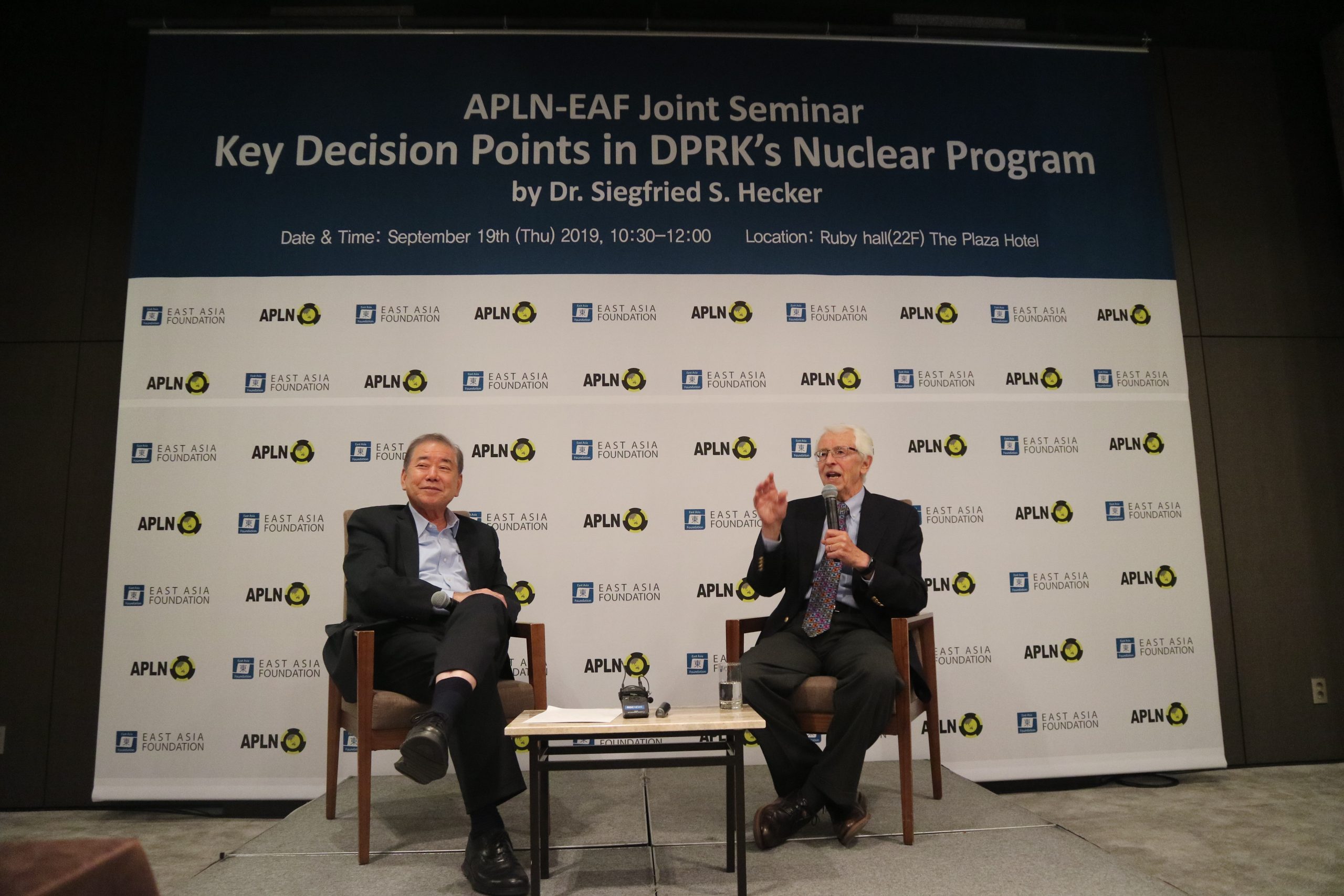 APLN-EAF Joint Seminar on Key Decision Points in DPRK’s Nuclear Program