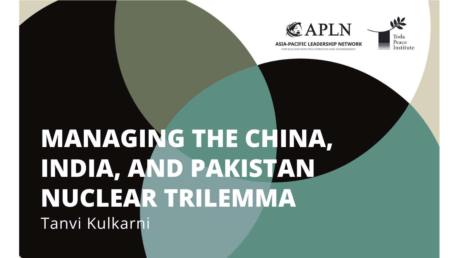 [Special Report] Managing the China, India, and Pakistan Nuclear Trilemma