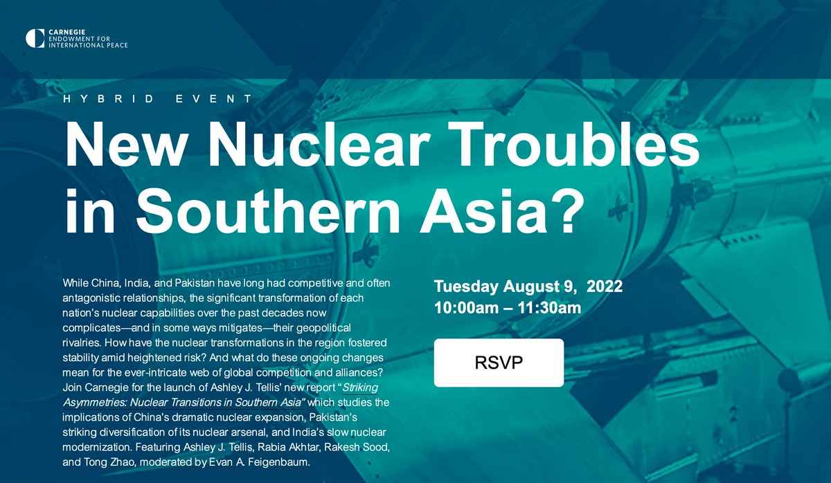 New Nuclear Troubles in Southern Asia?