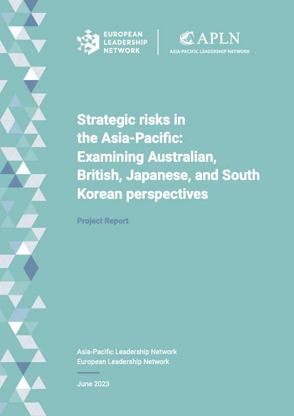 Asia Pacific Strategic Risks Asia Pacific Leadership Network Asia Pacific Strategic Risks Asia Pacific Leadership Network