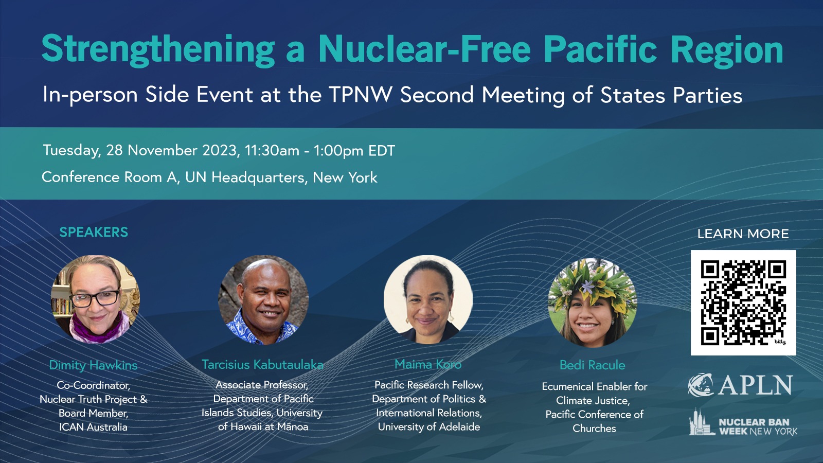 Strengthening a Nuclear-Free Pacific Region