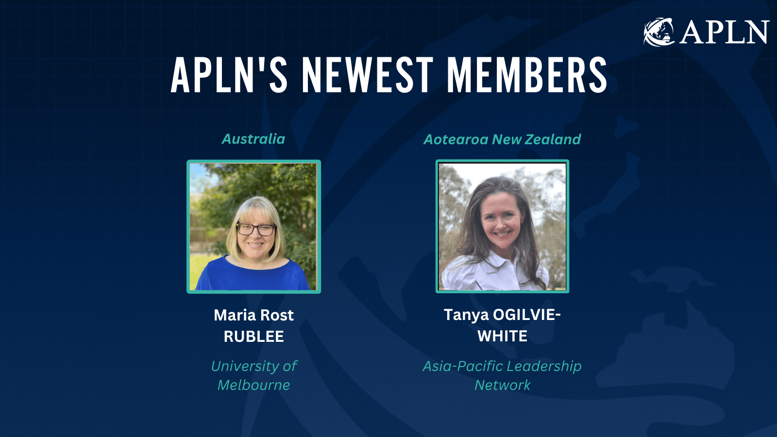 APLN Welcomes New Network Members