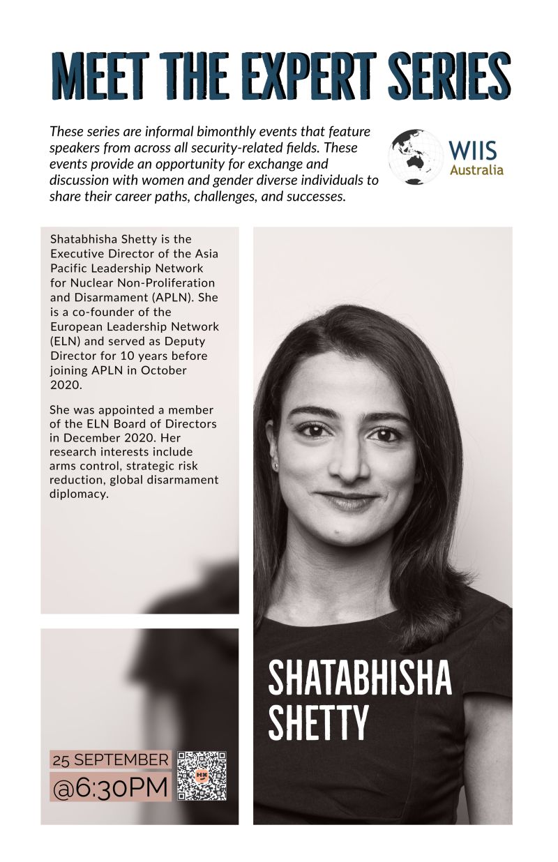 WIIS-Australia Meet the Expert: Shatabhisha Shetty