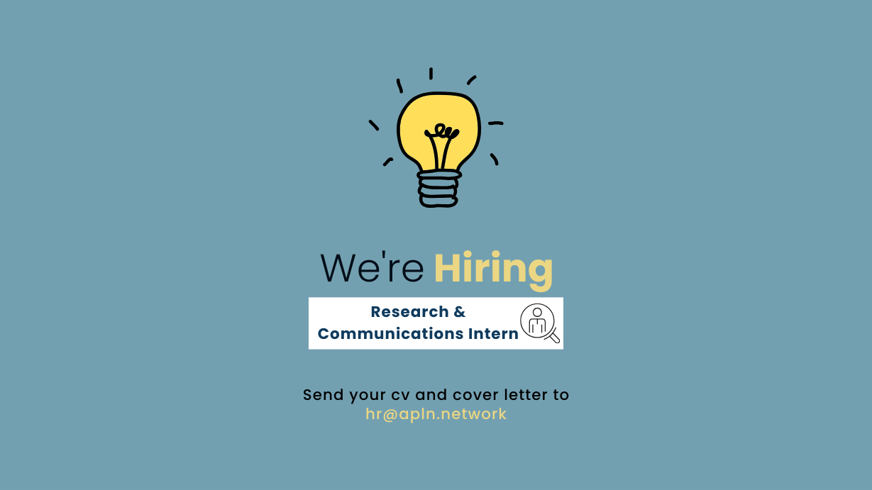 Research & Communications Intern - Job Advert