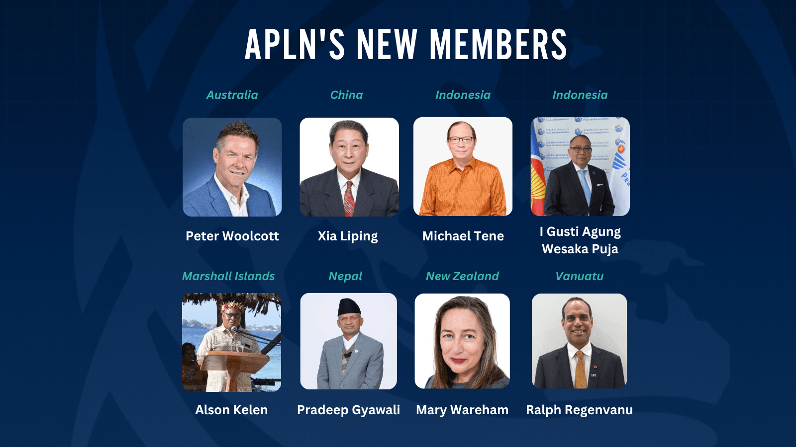 APLN Welcomes New Network Members